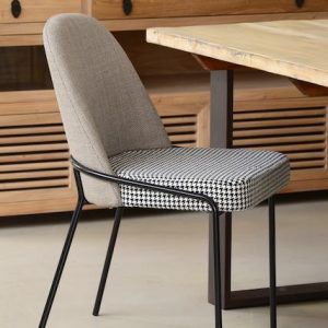 Silla tapizada Omega Gris Gallo